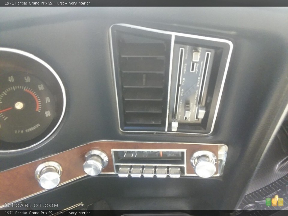 Ivory Interior Controls for the 1971 Pontiac Grand Prix SSJ Hurst #138551730