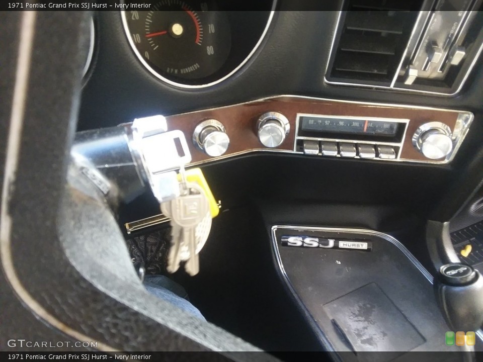Ivory Interior Audio System for the 1971 Pontiac Grand Prix SSJ Hurst #138551757