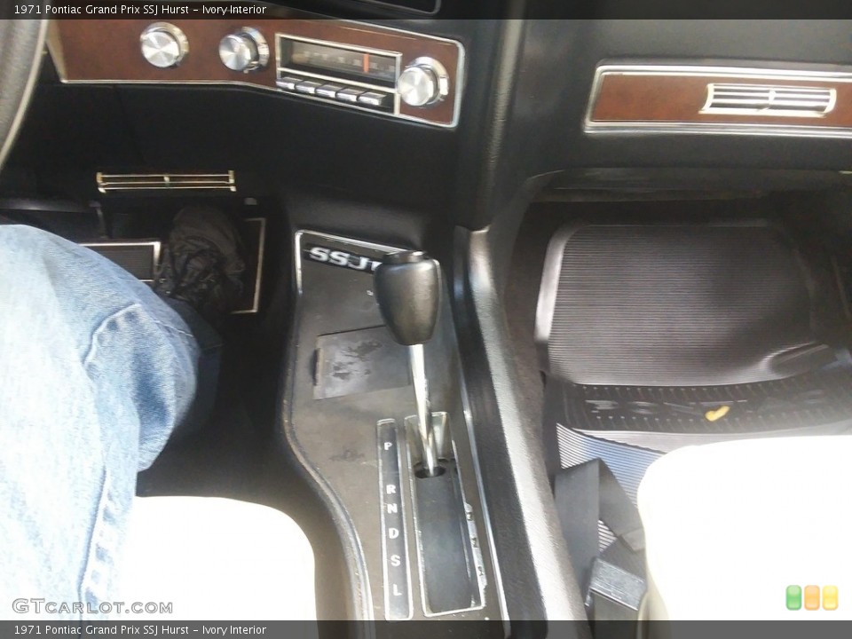 Ivory Interior Transmission for the 1971 Pontiac Grand Prix SSJ Hurst #138551781