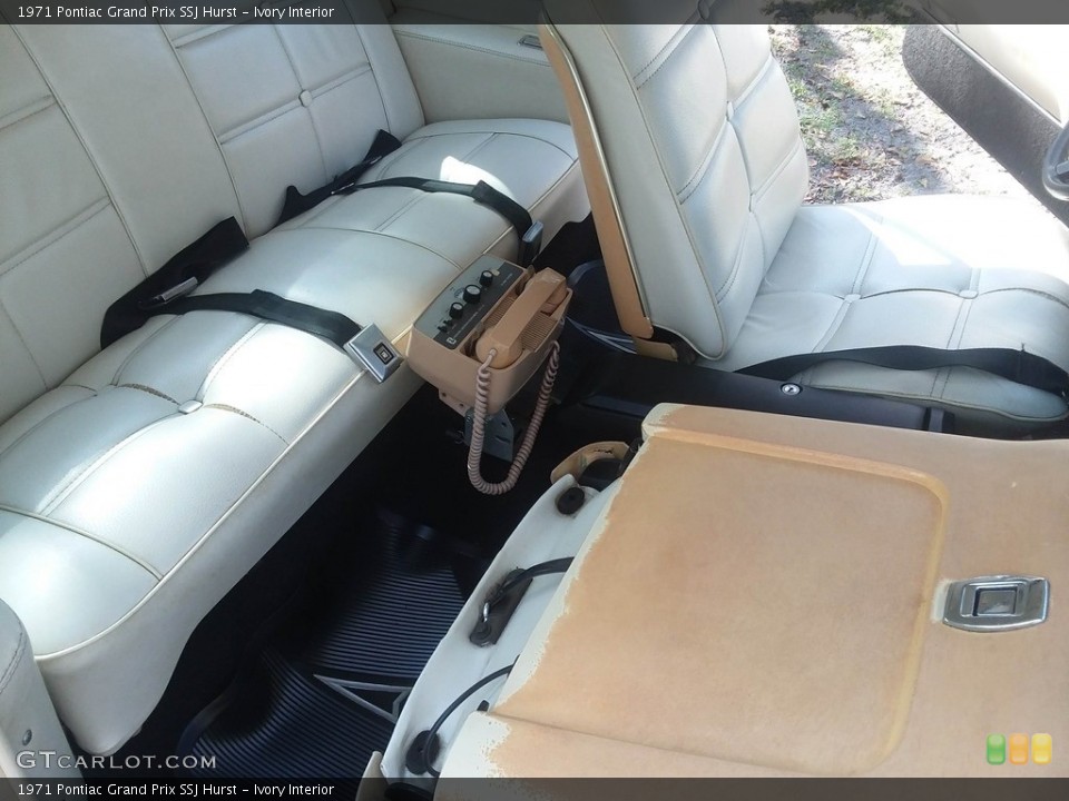 Ivory Interior Rear Seat for the 1971 Pontiac Grand Prix SSJ Hurst #138551976