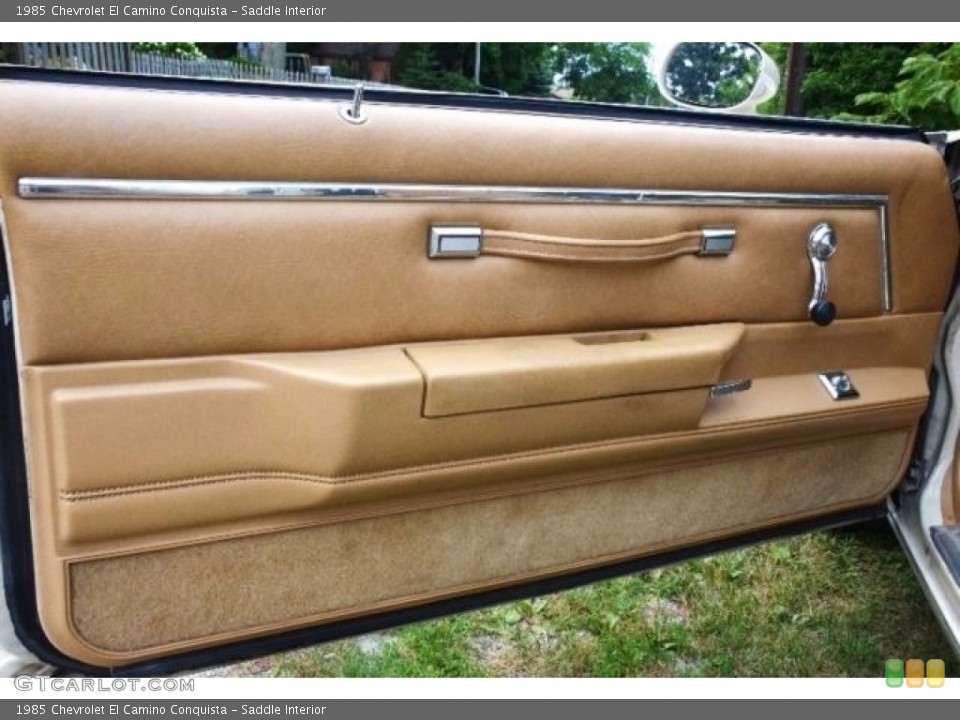 Saddle Interior Door Panel for the 1985 Chevrolet El Camino Conquista #138552438