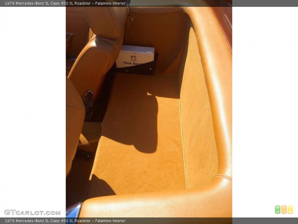 Palamino Interior Rear Seat for the 1979 Mercedes-Benz SL Class 450 SL Roadster #138552813