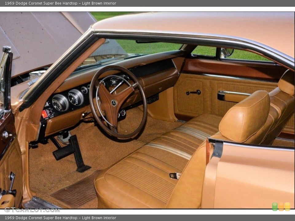 Light Brown 1969 Dodge Coronet Interiors