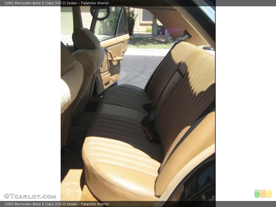 Palamino Interior Rear Seat for the 1980 Mercedes-Benz E Class 300 D Sedan #138553992
