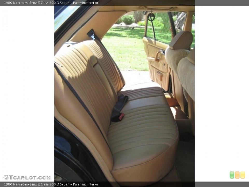 Palamino Interior Rear Seat for the 1980 Mercedes-Benz E Class 300 D Sedan #138554010