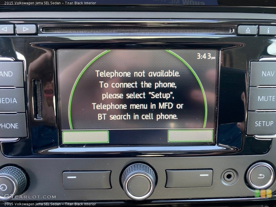 Titan Black Interior Controls for the 2015 Volkswagen Jetta SEL Sedan #138555198