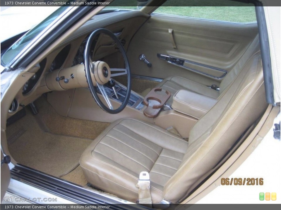 Medium Saddle 1973 Chevrolet Corvette Interiors