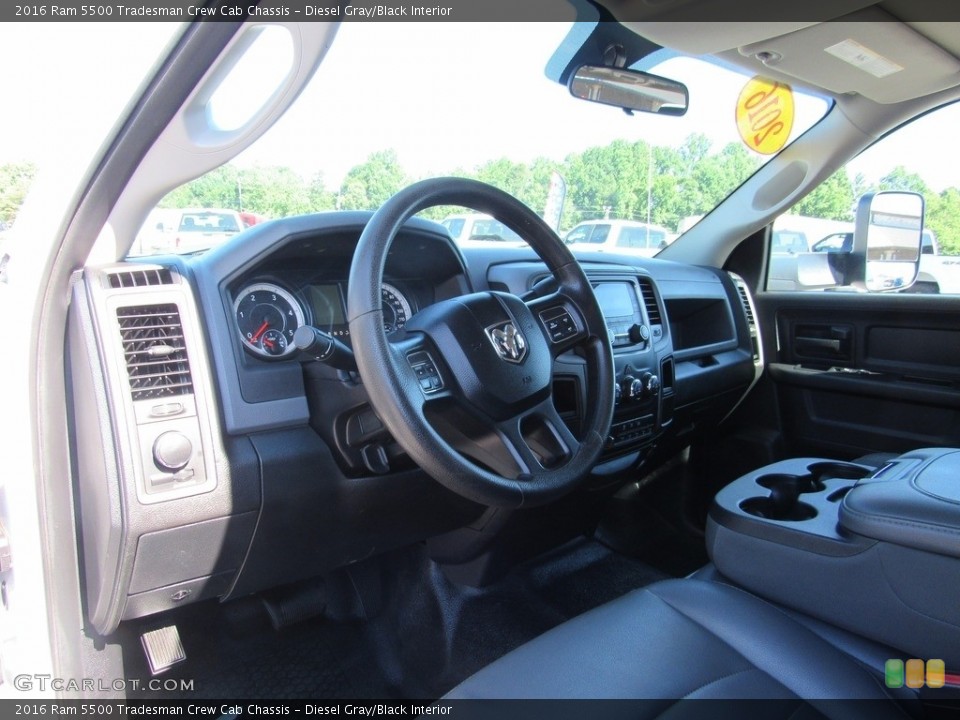 Diesel Gray/Black Interior Dashboard for the 2016 Ram 5500 Tradesman Crew Cab Chassis #138556971