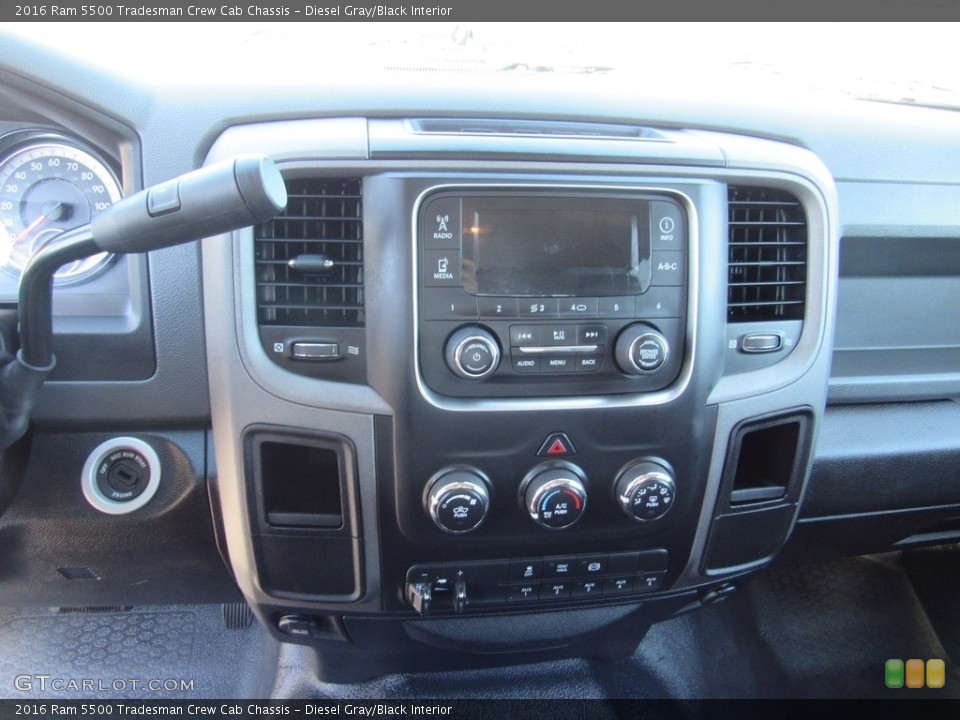 Diesel Gray/Black Interior Controls for the 2016 Ram 5500 Tradesman Crew Cab Chassis #138557175