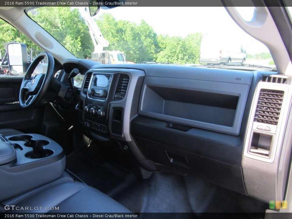 Diesel Gray/Black Interior Dashboard for the 2016 Ram 5500 Tradesman Crew Cab Chassis #138557502