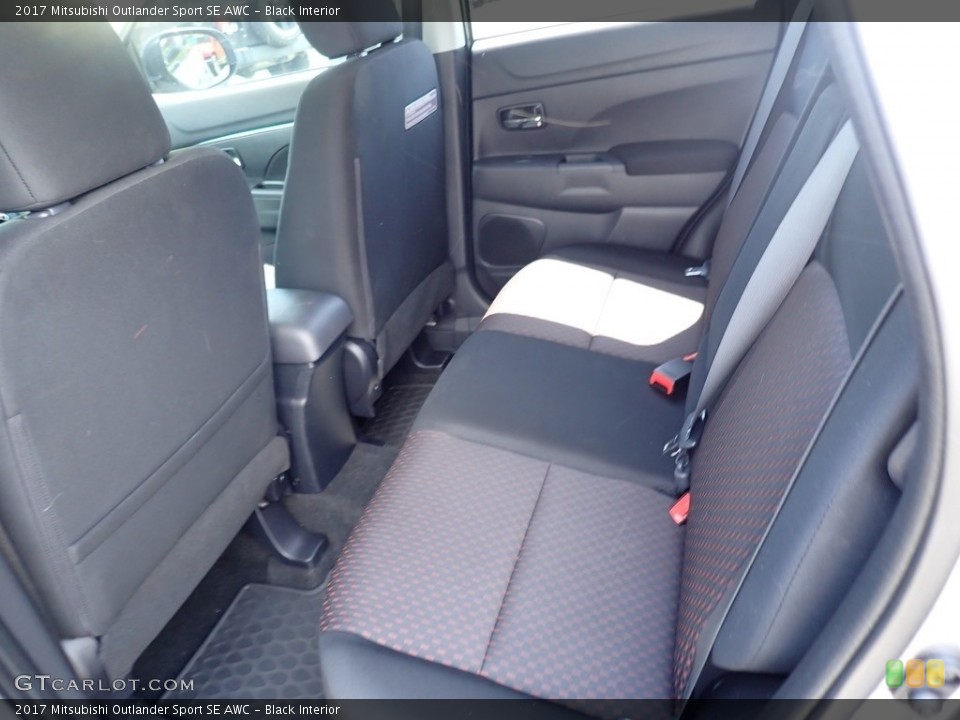 Black Interior Rear Seat for the 2017 Mitsubishi Outlander Sport SE AWC #138557730