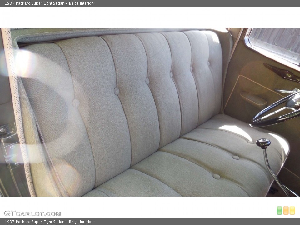 Beige 1937 Packard Super Eight Interiors