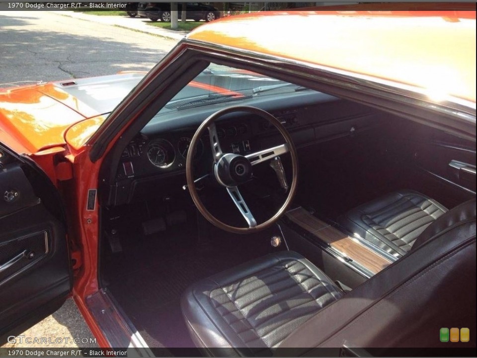 Black 1970 Dodge Charger Interiors