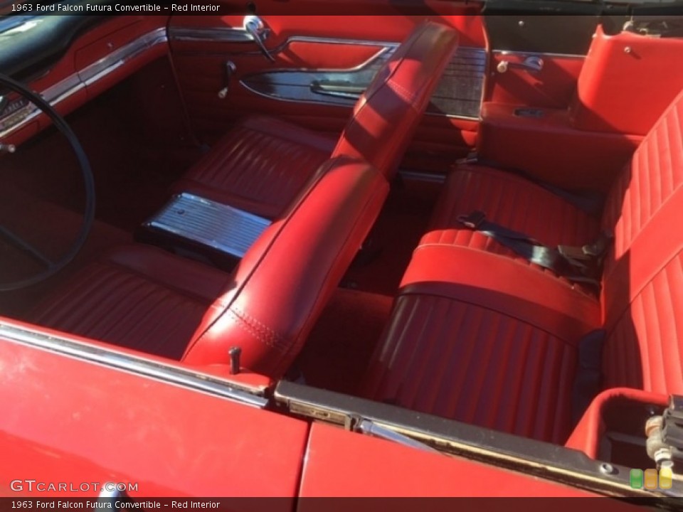 Red 1963 Ford Falcon Interiors