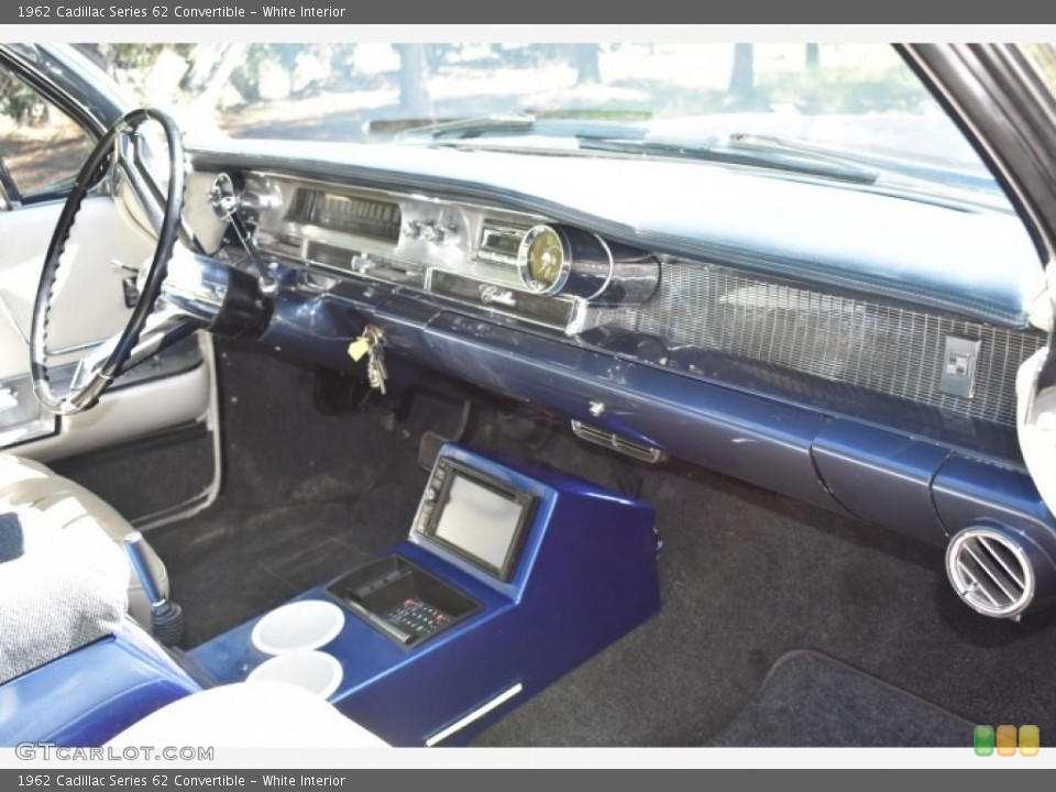 White Interior Dashboard for the 1962 Cadillac Series 62 Convertible #138566739