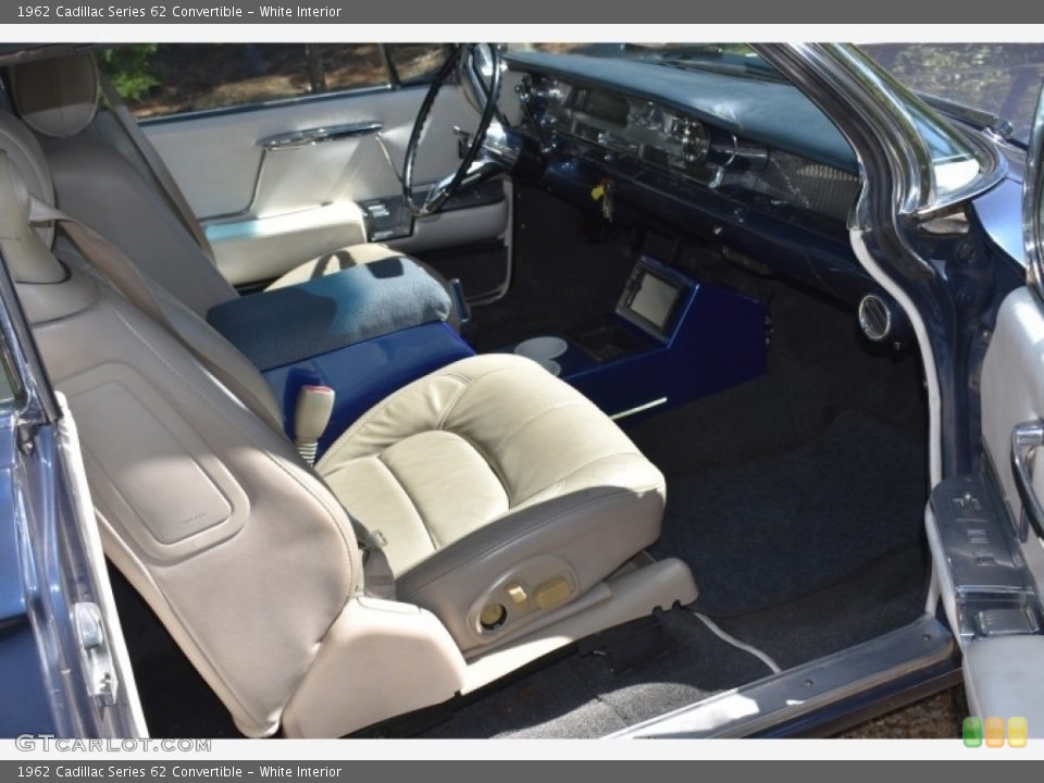 White 1962 Cadillac Series 62 Interiors