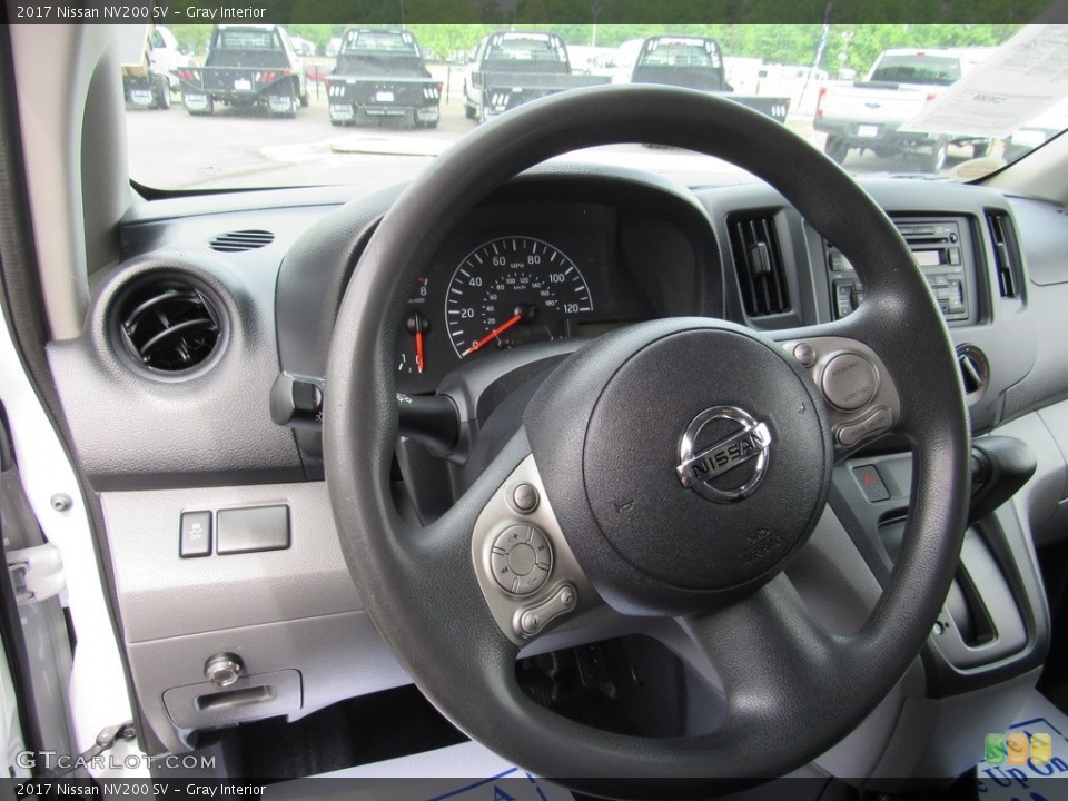 Gray Interior Steering Wheel for the 2017 Nissan NV200 SV #138567657
