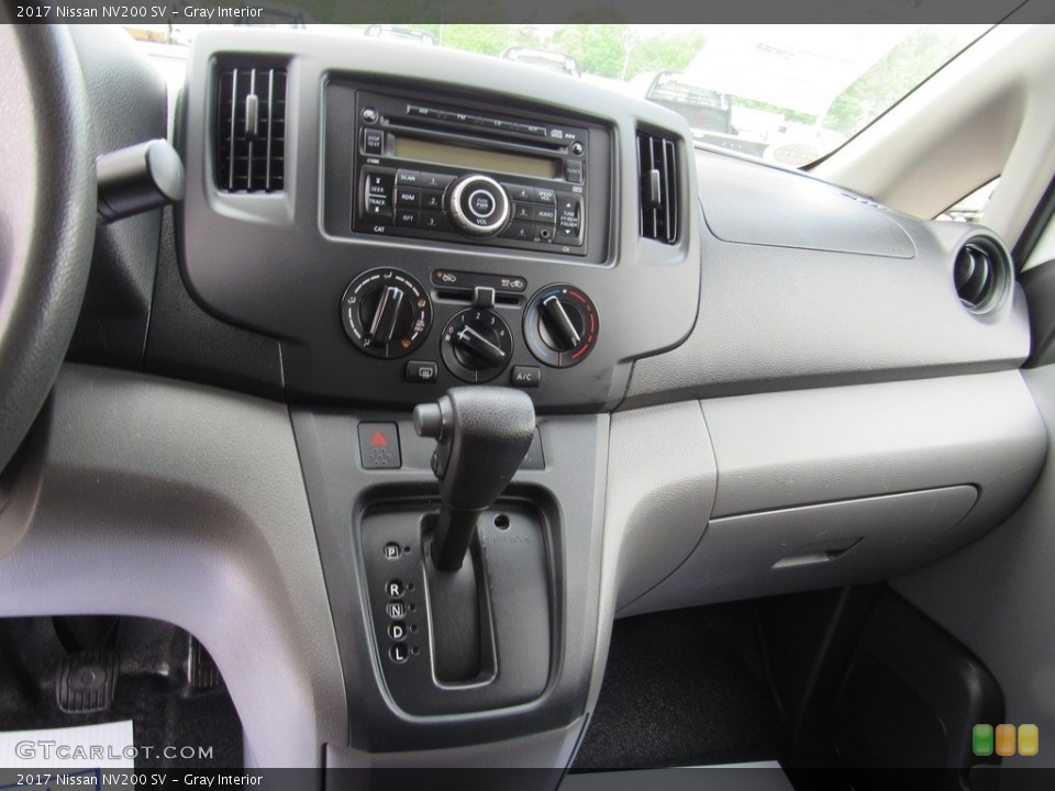 Gray Interior Dashboard for the 2017 Nissan NV200 SV #138567702