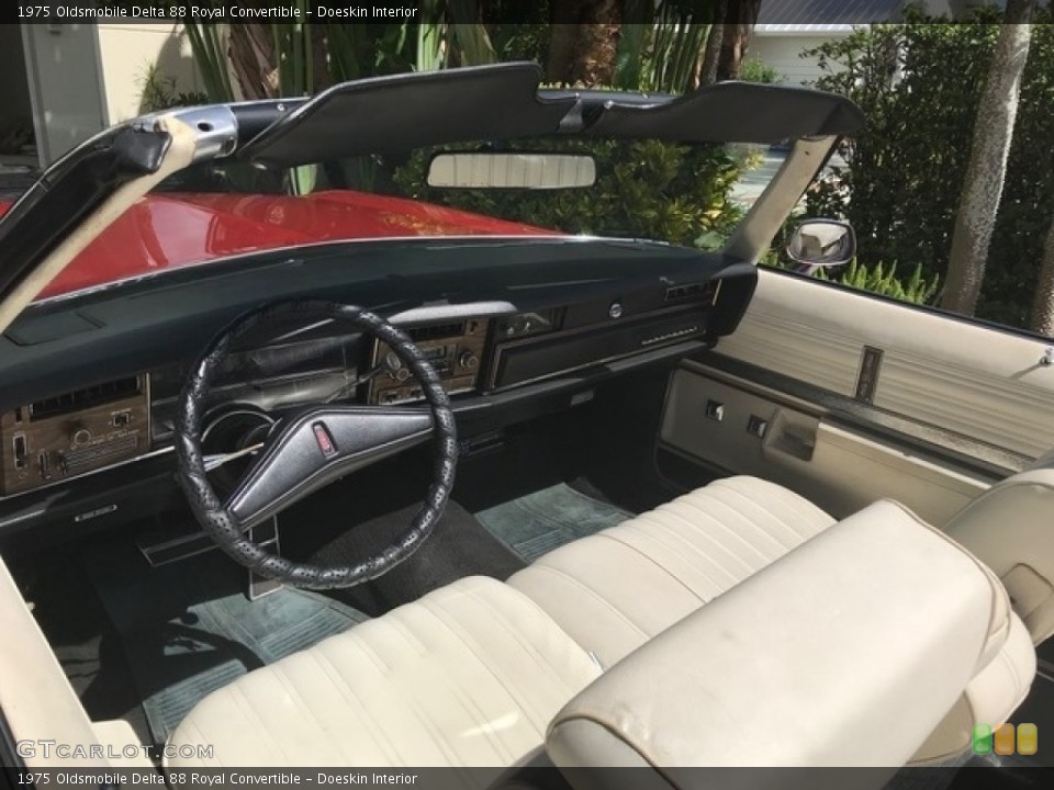 Doeskin Interior Front Seat for the 1975 Oldsmobile Delta 88 Royal Convertible #138568182