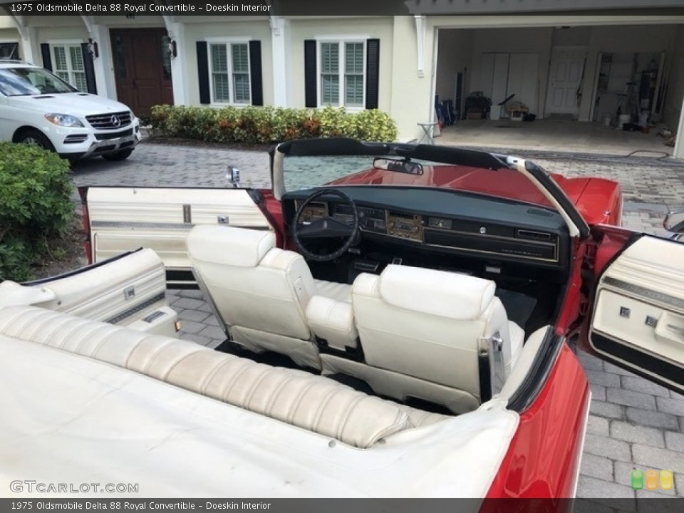 Doeskin Interior Front Seat for the 1975 Oldsmobile Delta 88 Royal Convertible #138568395