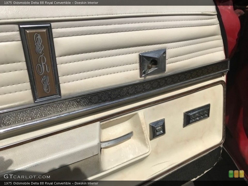 Doeskin Interior Door Panel for the 1975 Oldsmobile Delta 88 Royal Convertible #138568464