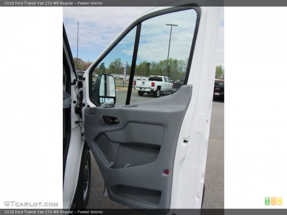 Pewter Interior Door Panel for the 2018 Ford Transit Van 250 MR Regular #138569526