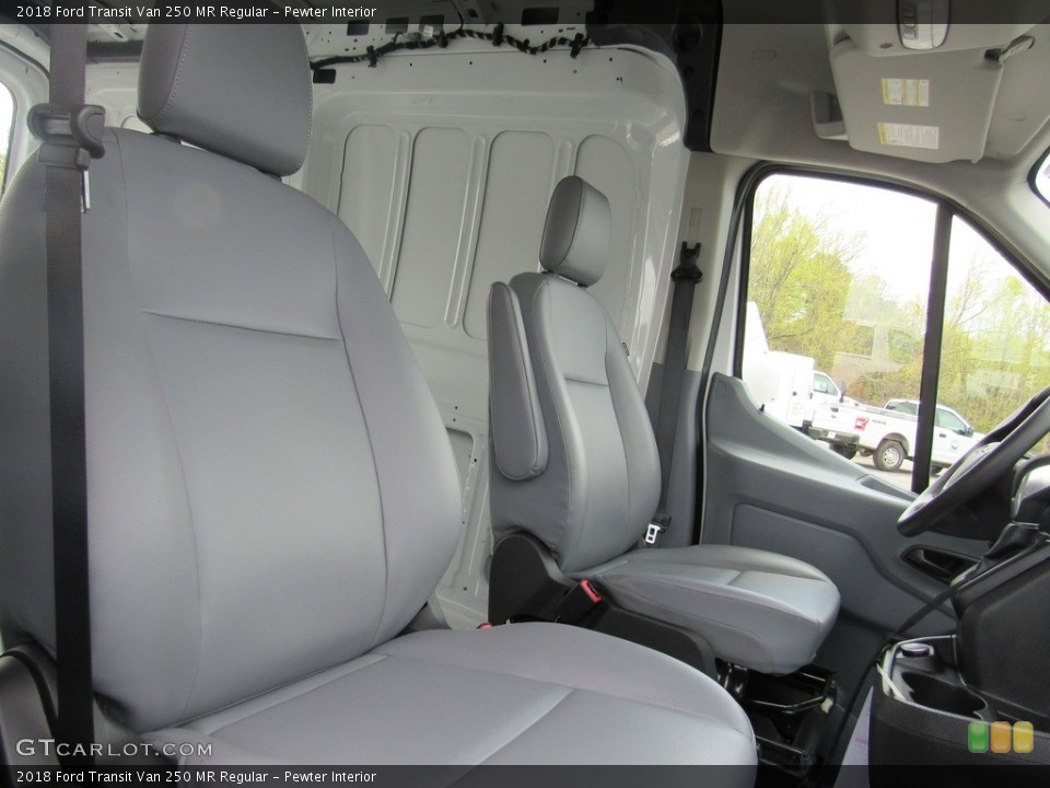Pewter Interior Front Seat for the 2018 Ford Transit Van 250 MR Regular #138569574