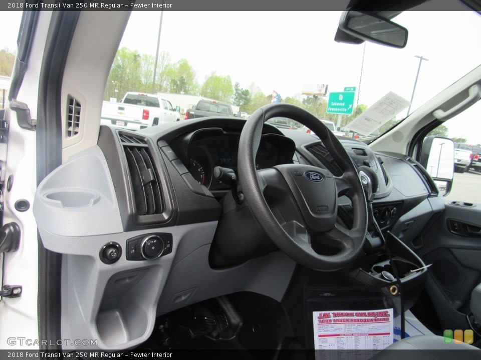 Pewter Interior Dashboard for the 2018 Ford Transit Van 250 MR Regular #138569733