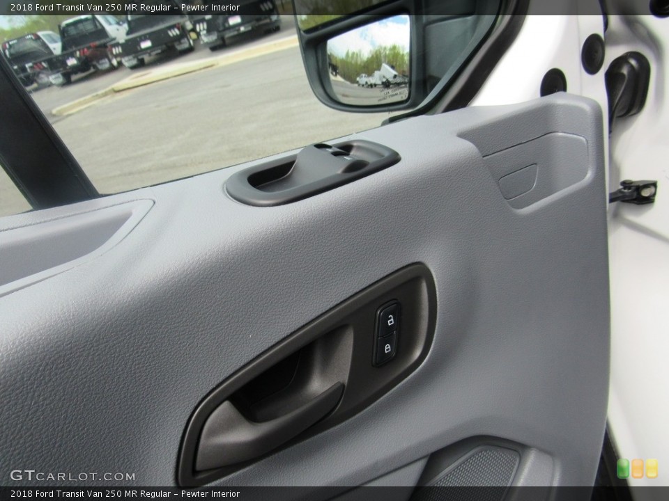 Pewter Interior Door Panel for the 2018 Ford Transit Van 250 MR Regular #138569820