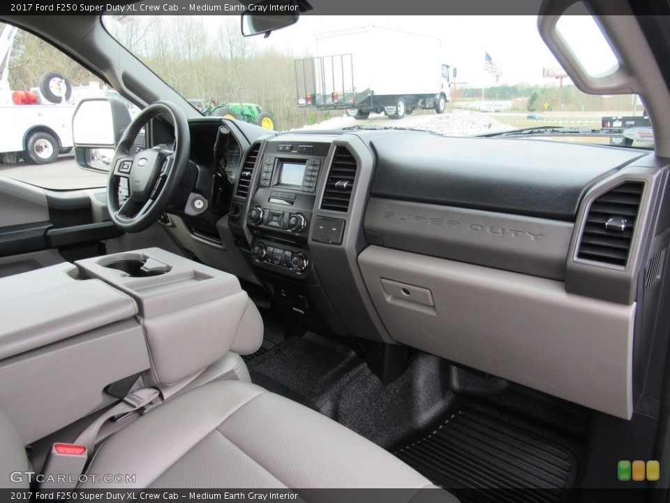Medium Earth Gray Interior Dashboard for the 2017 Ford F250 Super Duty XL Crew Cab #138571512