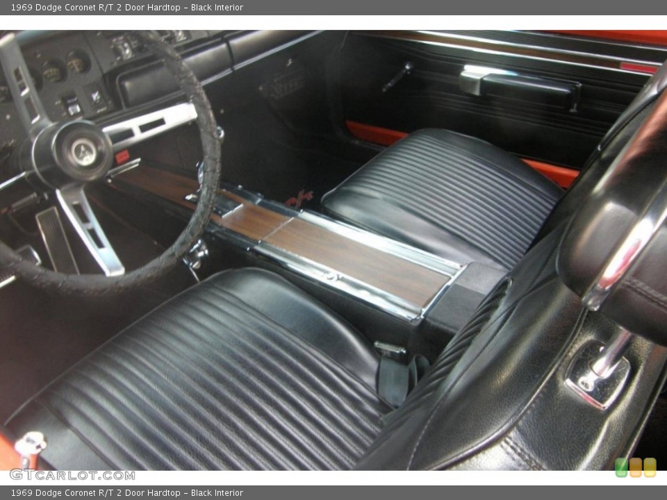 Black Interior Photo for the 1969 Dodge Coronet R/T 2 Door Hardtop #138571527