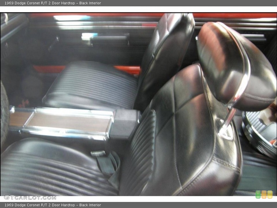 Black 1969 Dodge Coronet Interiors