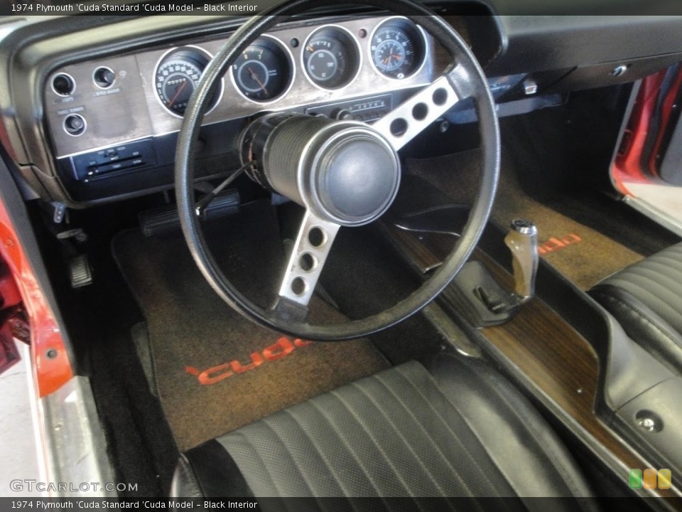 Black Interior Photo for the 1974 Plymouth 'Cuda  #138571986