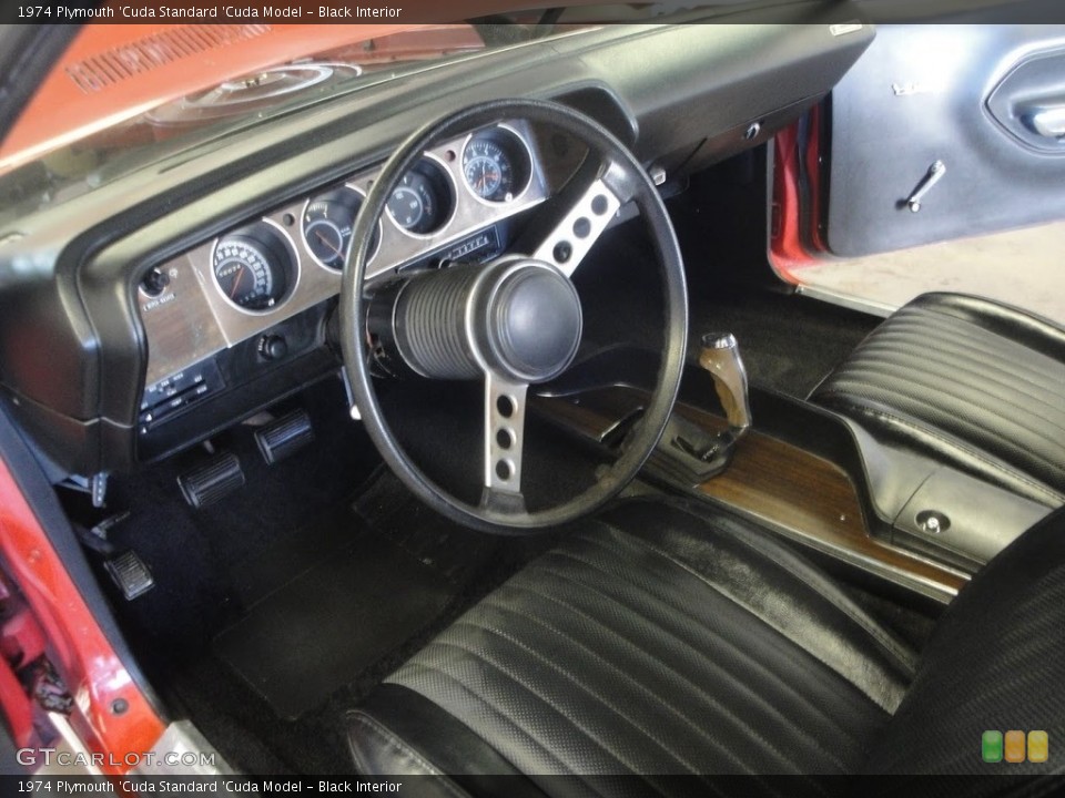 Black Interior Photo for the 1974 Plymouth 'Cuda  #138572064