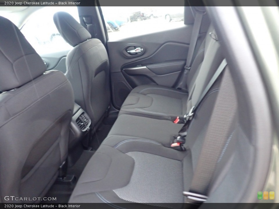 Black Interior Rear Seat for the 2020 Jeep Cherokee Latitude #138572415