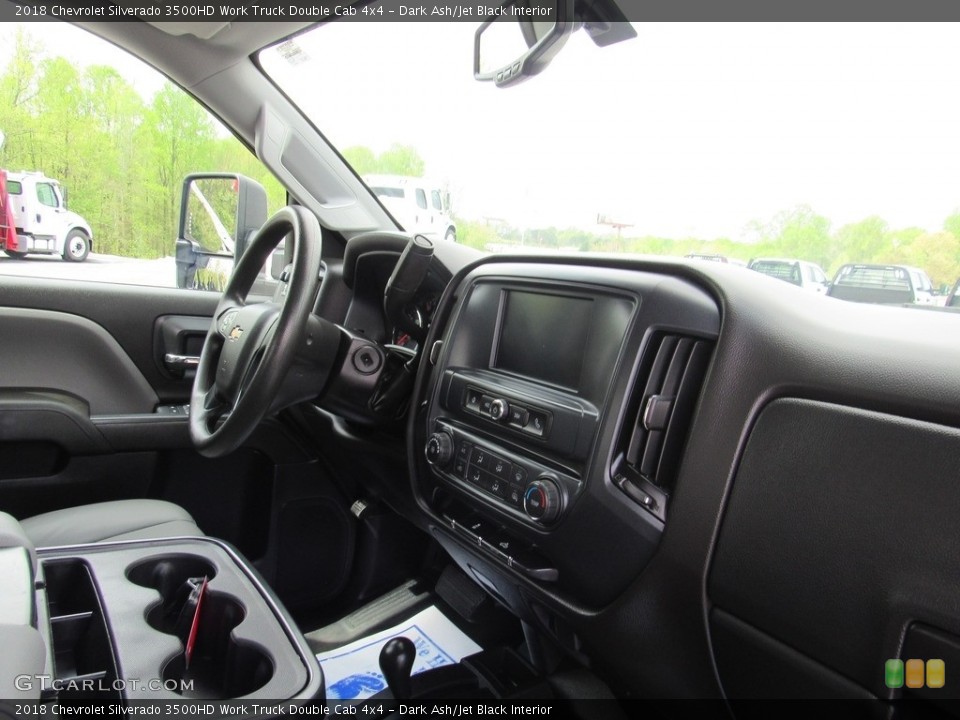 Dark Ash/Jet Black Interior Dashboard for the 2018 Chevrolet Silverado 3500HD Work Truck Double Cab 4x4 #138572523