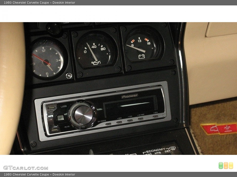 Doeskin Interior Gauges for the 1980 Chevrolet Corvette Coupe #138572529
