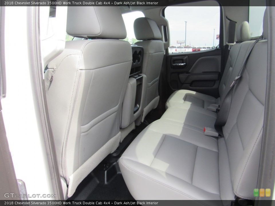 Dark Ash/Jet Black Interior Rear Seat for the 2018 Chevrolet Silverado 3500HD Work Truck Double Cab 4x4 #138572824