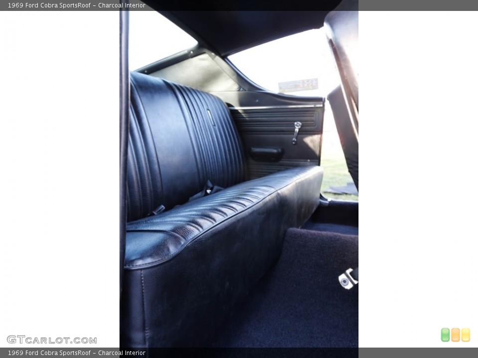 Charcoal Interior Rear Seat for the 1969 Ford Cobra SportsRoof #138573903