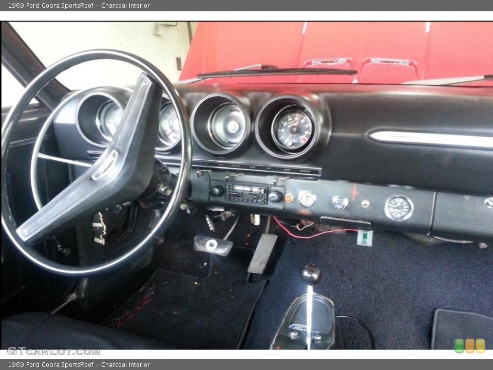 Charcoal Interior Dashboard for the 1969 Ford Cobra SportsRoof #138573969