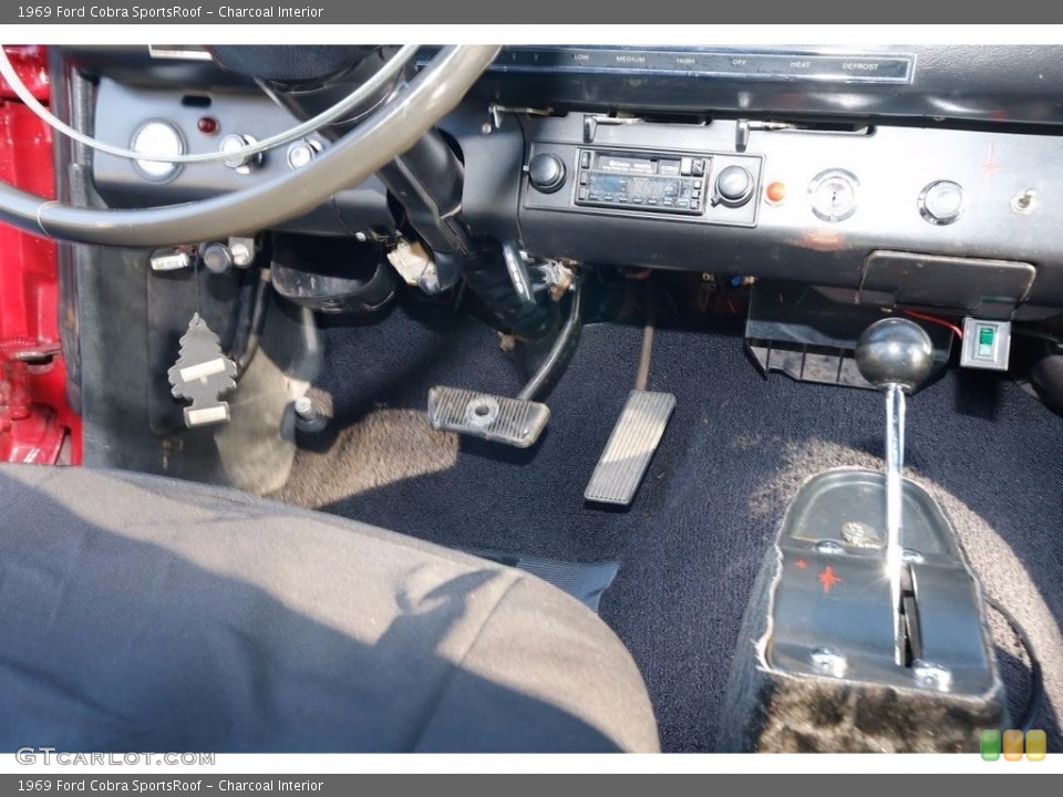 Charcoal Interior Controls for the 1969 Ford Cobra SportsRoof #138573990