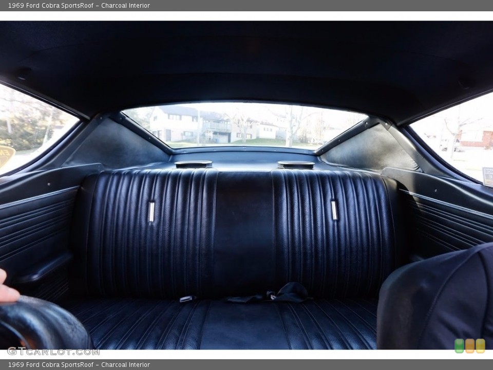 Charcoal Interior Rear Seat for the 1969 Ford Cobra SportsRoof #138574029