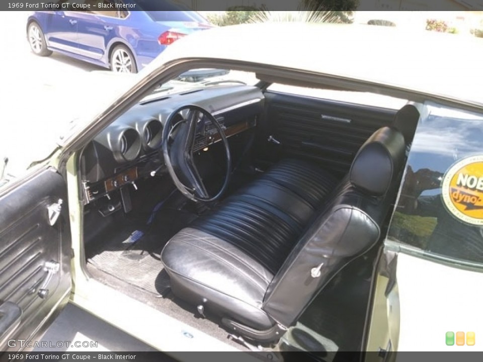 Black 1969 Ford Torino Interiors