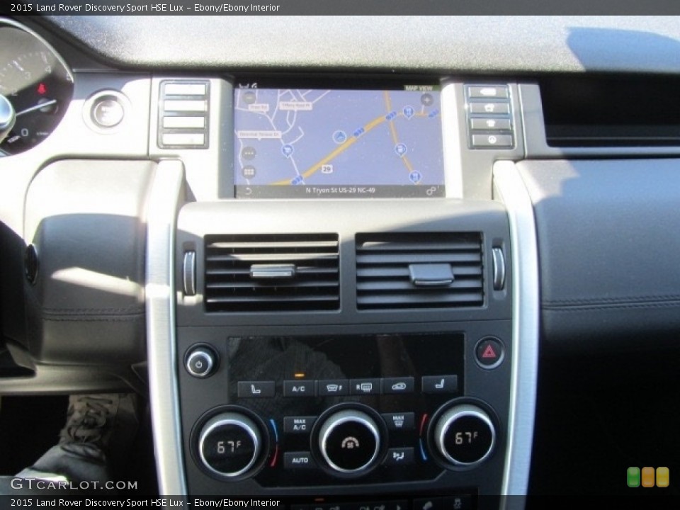 Ebony/Ebony Interior Controls for the 2015 Land Rover Discovery Sport HSE Lux #138575421