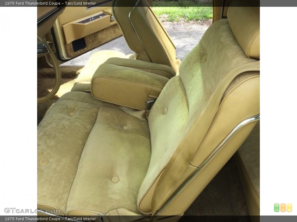 Tan/Gold Interior Front Seat for the 1976 Ford Thunderbird Coupe #138576207
