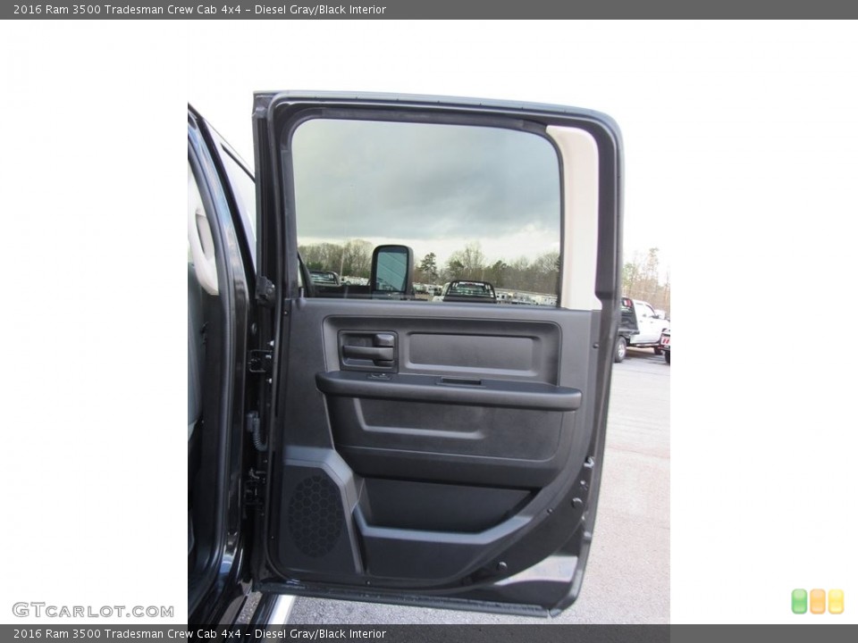 Diesel Gray/Black Interior Door Panel for the 2016 Ram 3500 Tradesman Crew Cab 4x4 #138577950