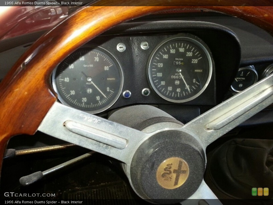 Black Interior Gauges for the 1966 Alfa Romeo Duetto Spider #138578544