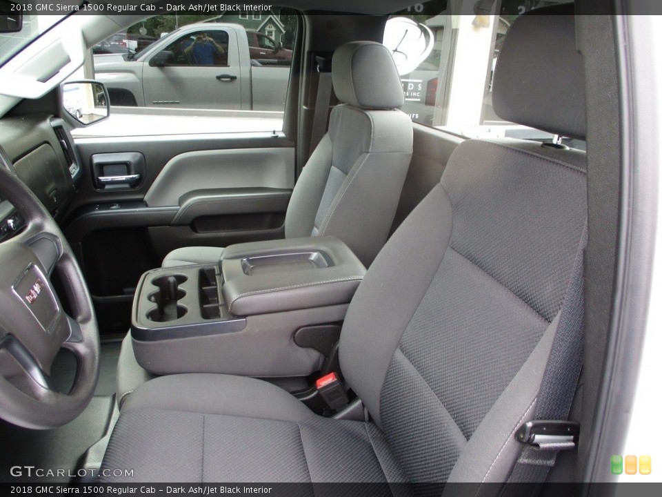 Dark Ash/Jet Black Interior Front Seat for the 2018 GMC Sierra 1500 Regular Cab #138578850