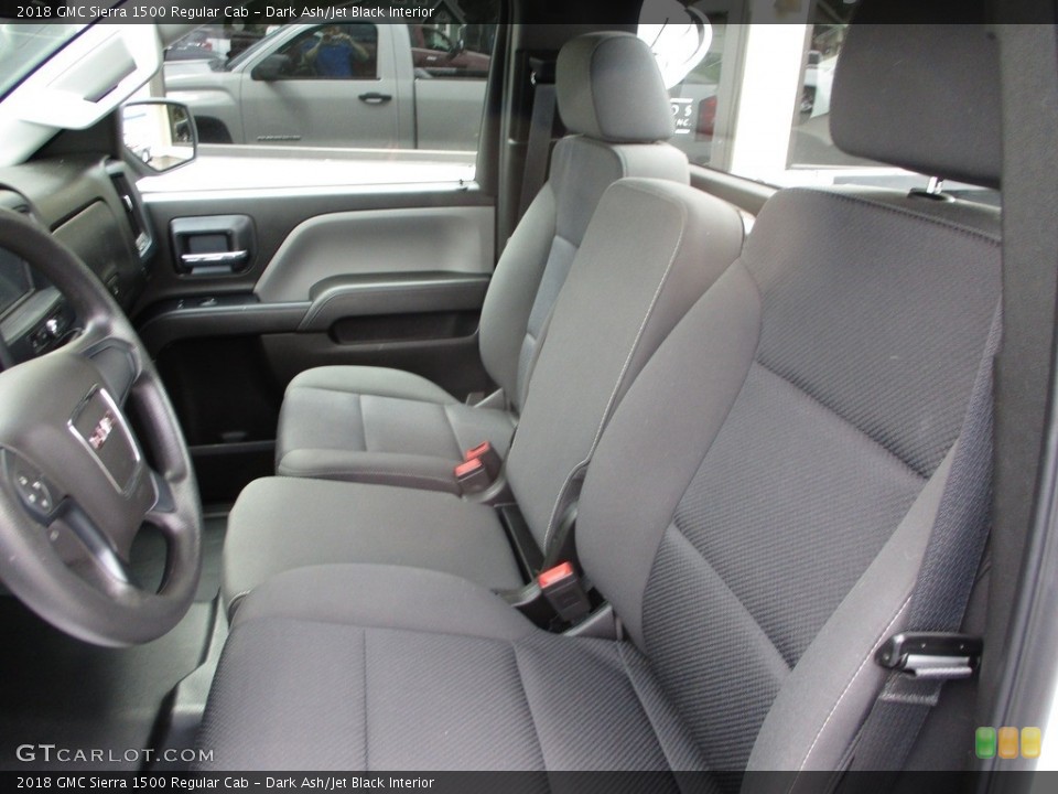 Dark Ash/Jet Black Interior Front Seat for the 2018 GMC Sierra 1500 Regular Cab #138578868