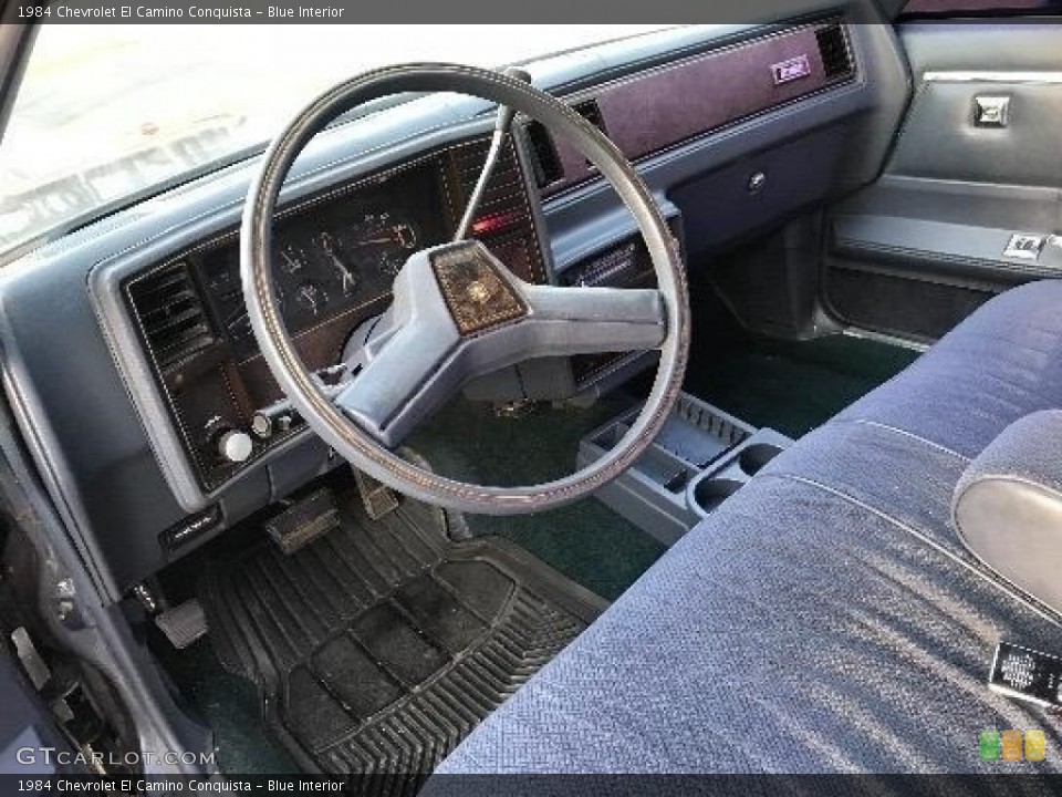 Blue 1984 Chevrolet El Camino Interiors